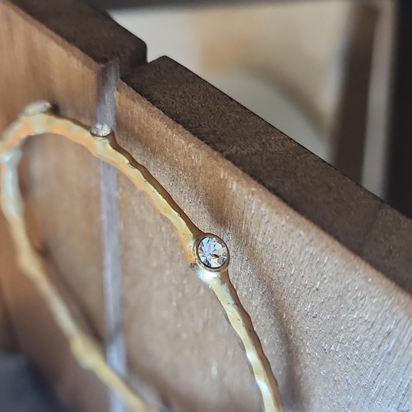 Neiman Marcus LOOK OF IPPOLITA 2 bangles Swarovski 18k overlay 1 white 1 yellow - Picture 7 of 16